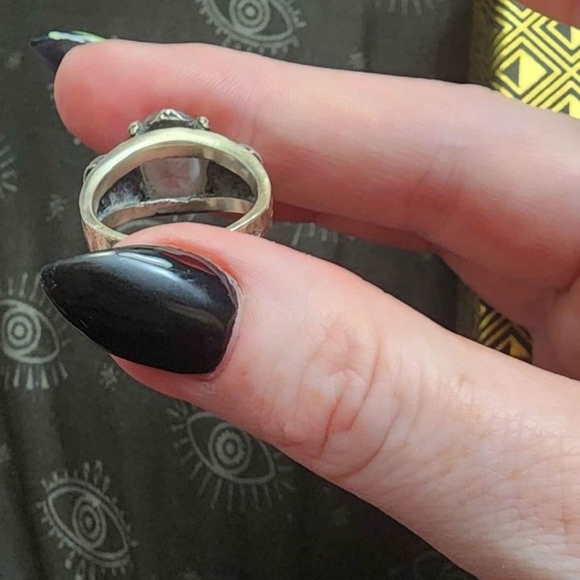 COPY - Handmade skull ring size 8.5 - Picture 4 of 5